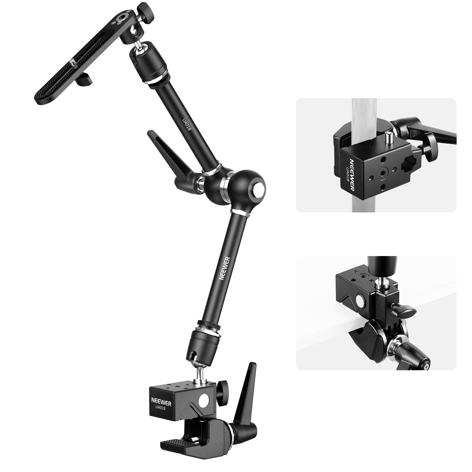 NEEWER UA018 21" Magic Arm Camera Mount with Super Clamp