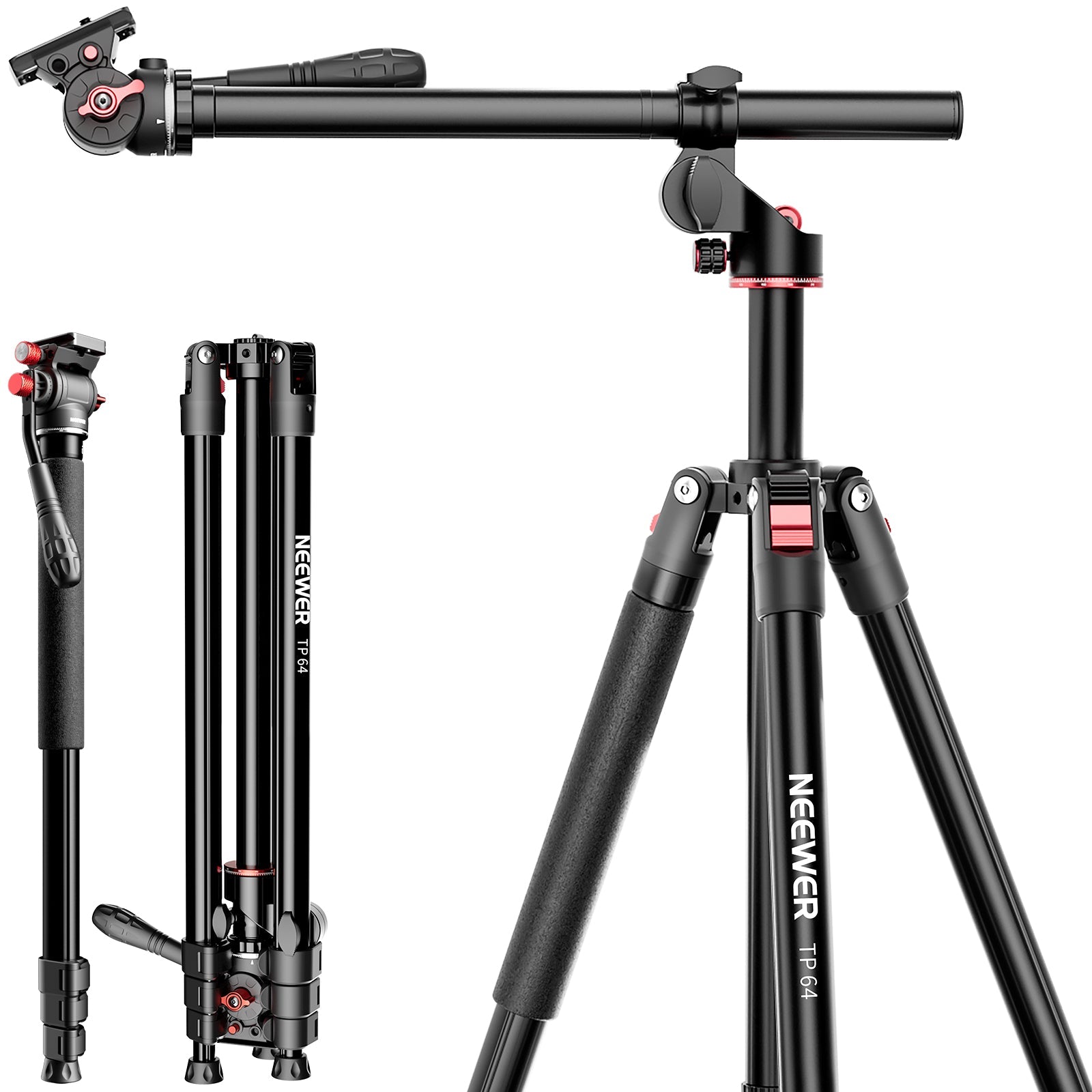 NEEWER TP64 Overhead Horizontal Monopod