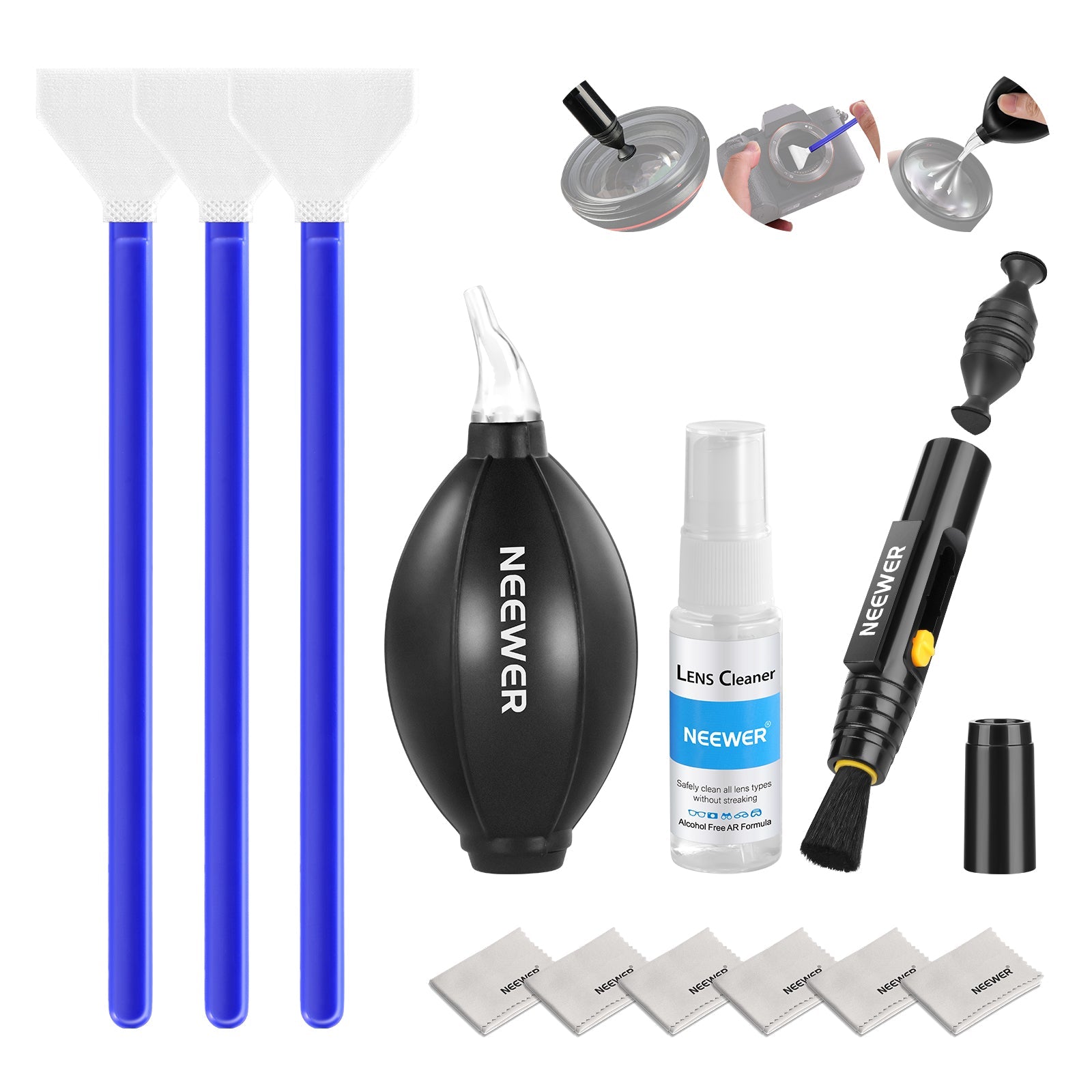 NEEWER HM-49 12 in 1 Camera Lens Cleaning Kit