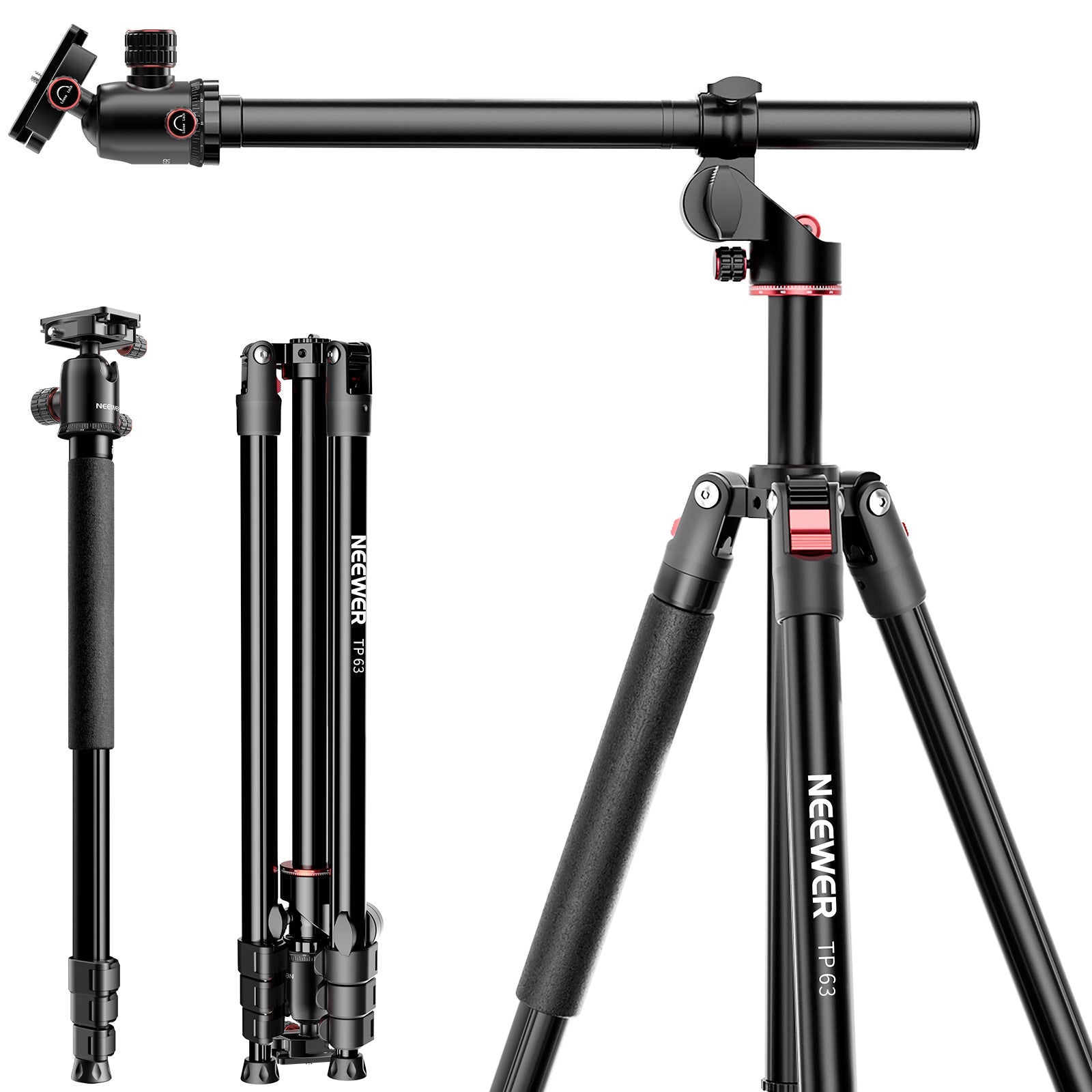 NEEWER TP63 Overhead Horizontal Camera Tripod