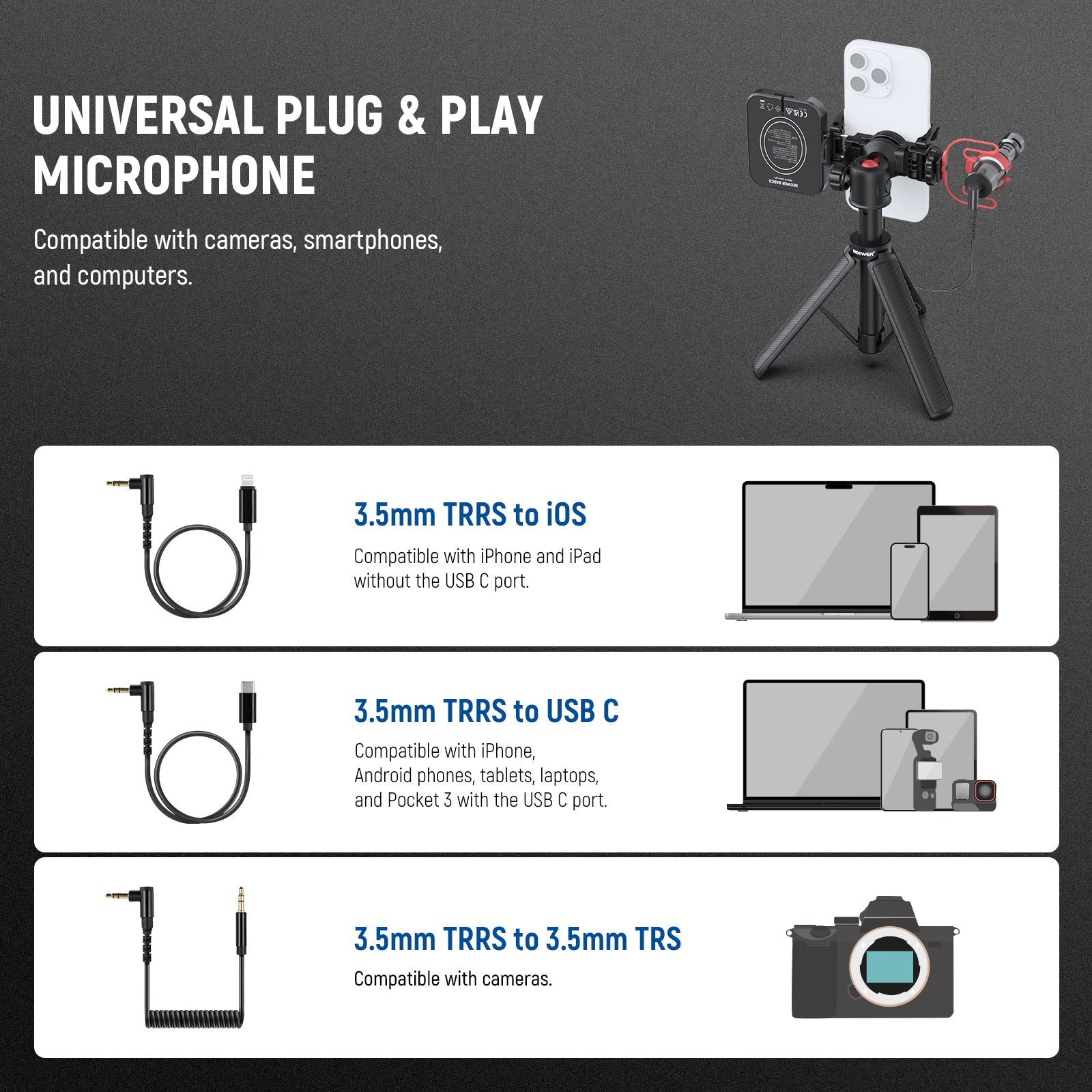Plug & Play Small Microphone