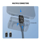NEEWER LM4 USB C to C & USB C to iOS OTG Adapters feature multiple connectors.