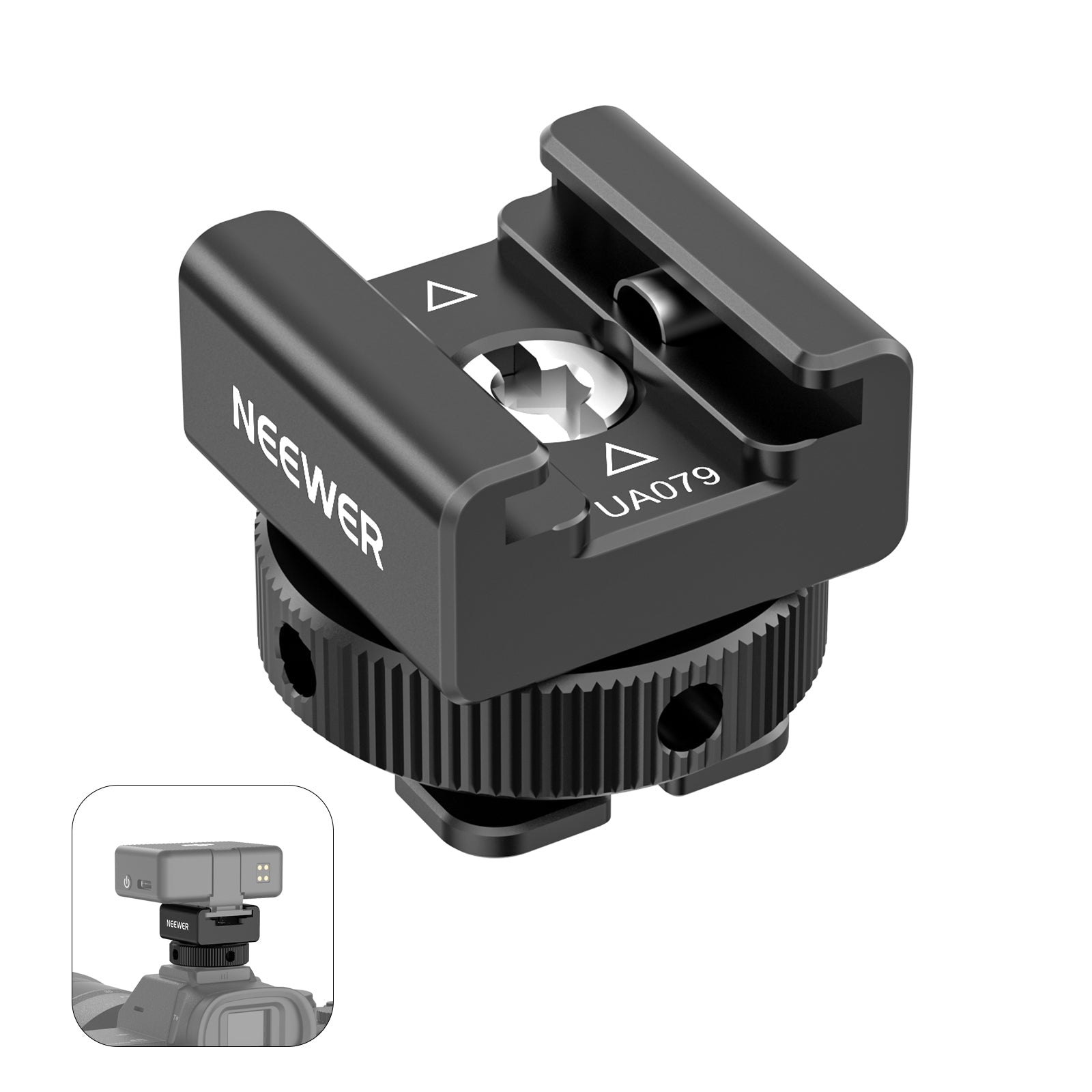 NEEWER UA079 Versatile Cold Shoe Mount Adapter