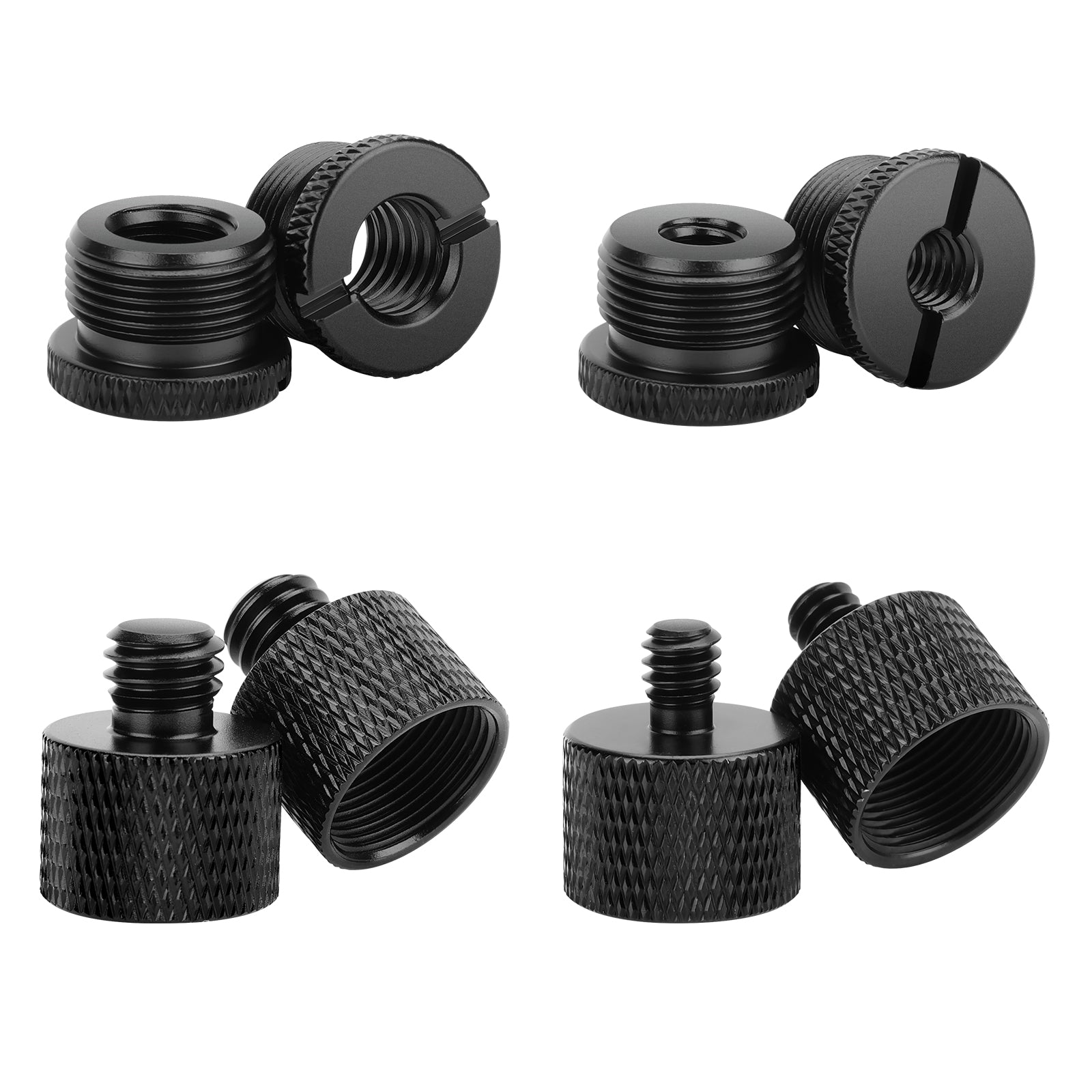 NEEWER HW-43 8 Packs Mic Stand Adapter Accessories Kit