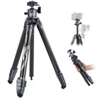 NEEWER LT34 Carbon Fiber Compact Travel Tripod