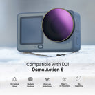 These filters are compatible withthe  DJI Osmo Action 6
