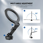 NEEWER CA163 Magnetic Phone Mount Adapter offers multi angle adjustment.
