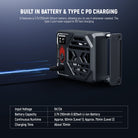 Built in Battery & Type C PD Charging