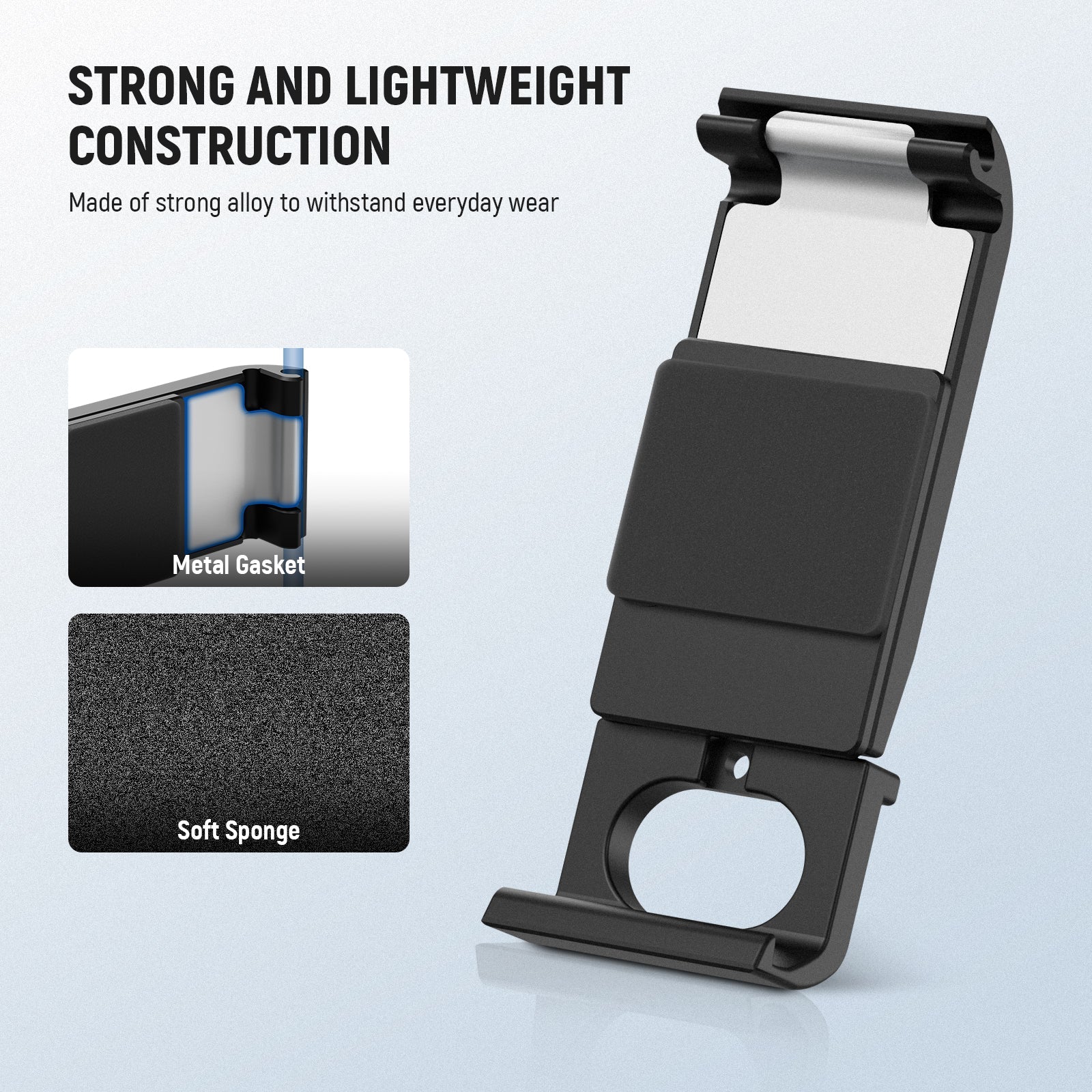 NEEWER GP-90 Action Camera Battery Side Door is made from sturdy and lightweight plastic