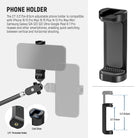 NEEWER UA056 Articulating Magic Arm Kit includes a phone holder.
