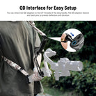 The QD adapters feature anti twist pins to prevent deflection and vibration.