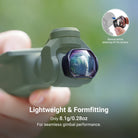 NEEWER LS-84 2X Teleconverter Lens For DJI Osmo Pocket 3 weighs only 8.1g.