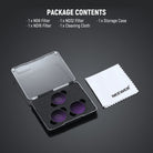Package Contents of the NEEWER 3 Pack ND Filter Set For Insta360 GO Ultra