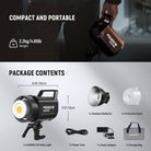 Package Contents of the NEEWER FS300B Bi-Color LED Video Light Kit