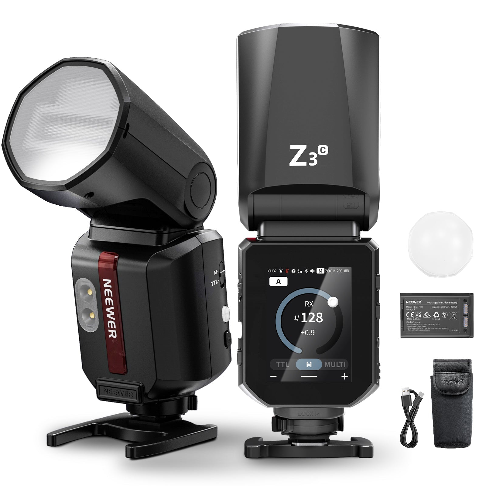 NEEWER Z3-C 100Ws Round Head Flash Speedlite