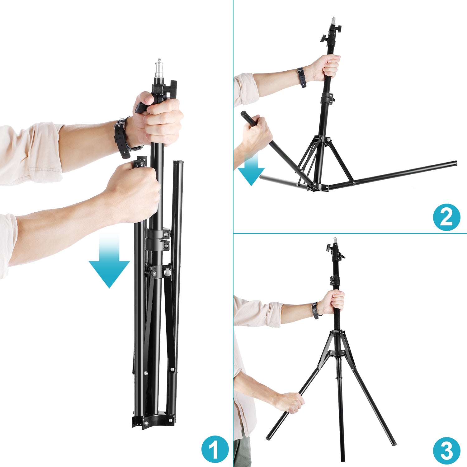 Neewer ring hot sale light tripod