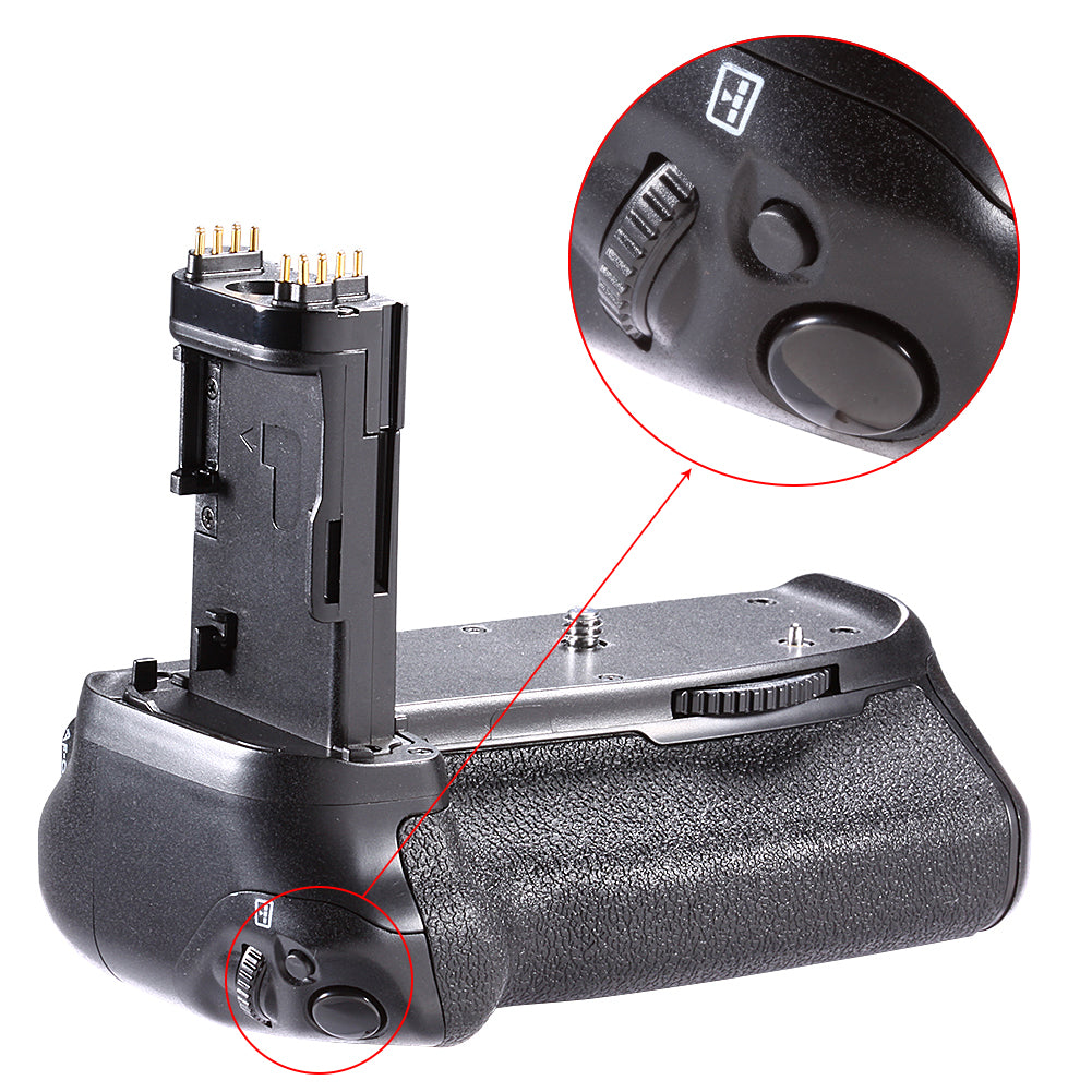 Neewer BG-E14 Replacement Battery Grip for Canon EOS 70D 80D - neewer.com