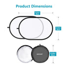 Neewer Photography Studio Lighting Reflector Pop-out Foldable Soft Diffuser Disc Panel with Carrying Case Shooting