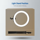 Neewer 18" Dimmable SMD LED Ring Light Kit (No Carrying Bag)