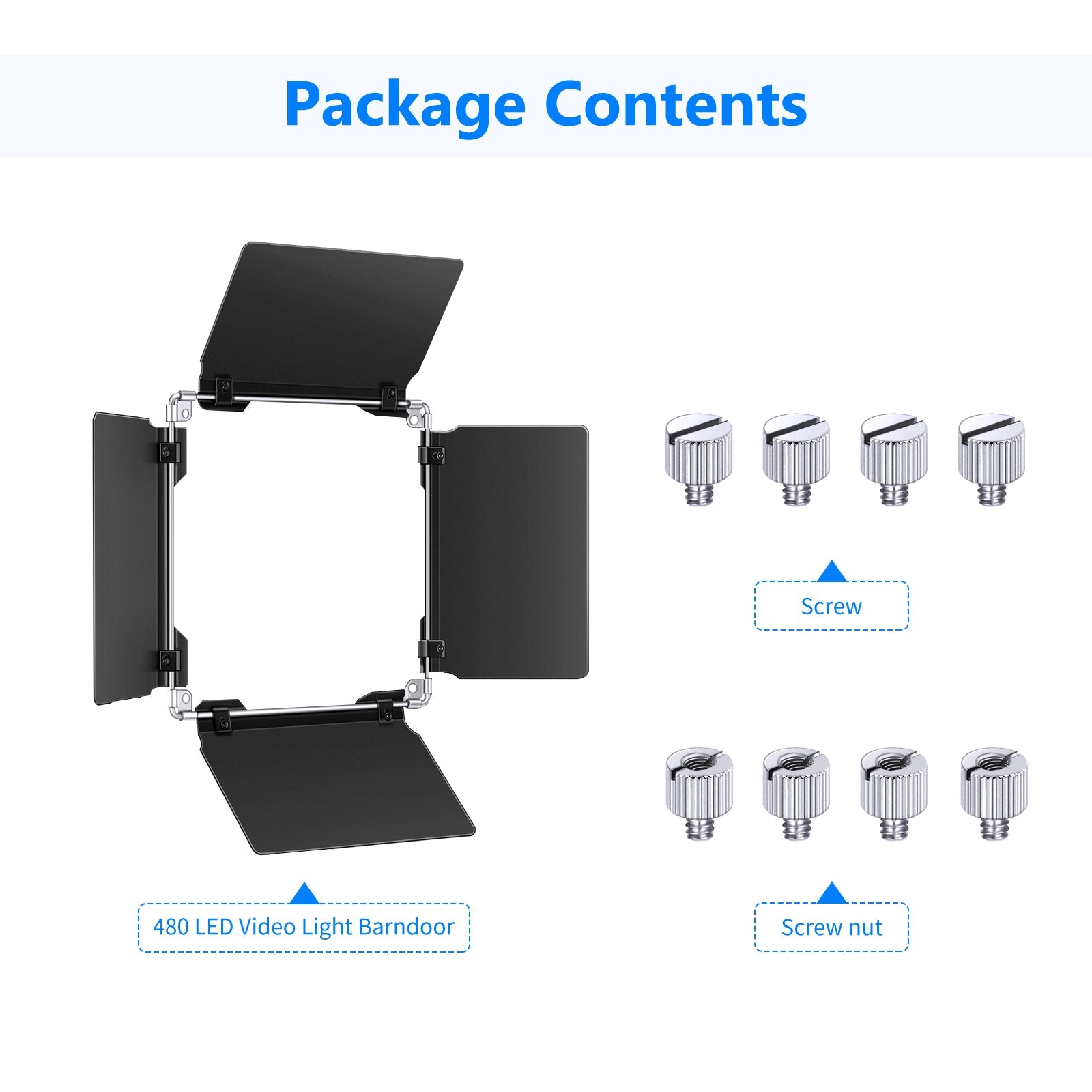 Neewer Professional LED Video Light Barn Door