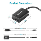 Neewer DC Coupler Replacement for NP-FW50 Dummy Battery Power Adapter