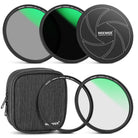 NEEWER 5-in-1 Magnetic Lens Filter Kit with ND1000+MCUV+CPL+Adapter Ring+Filter Cap