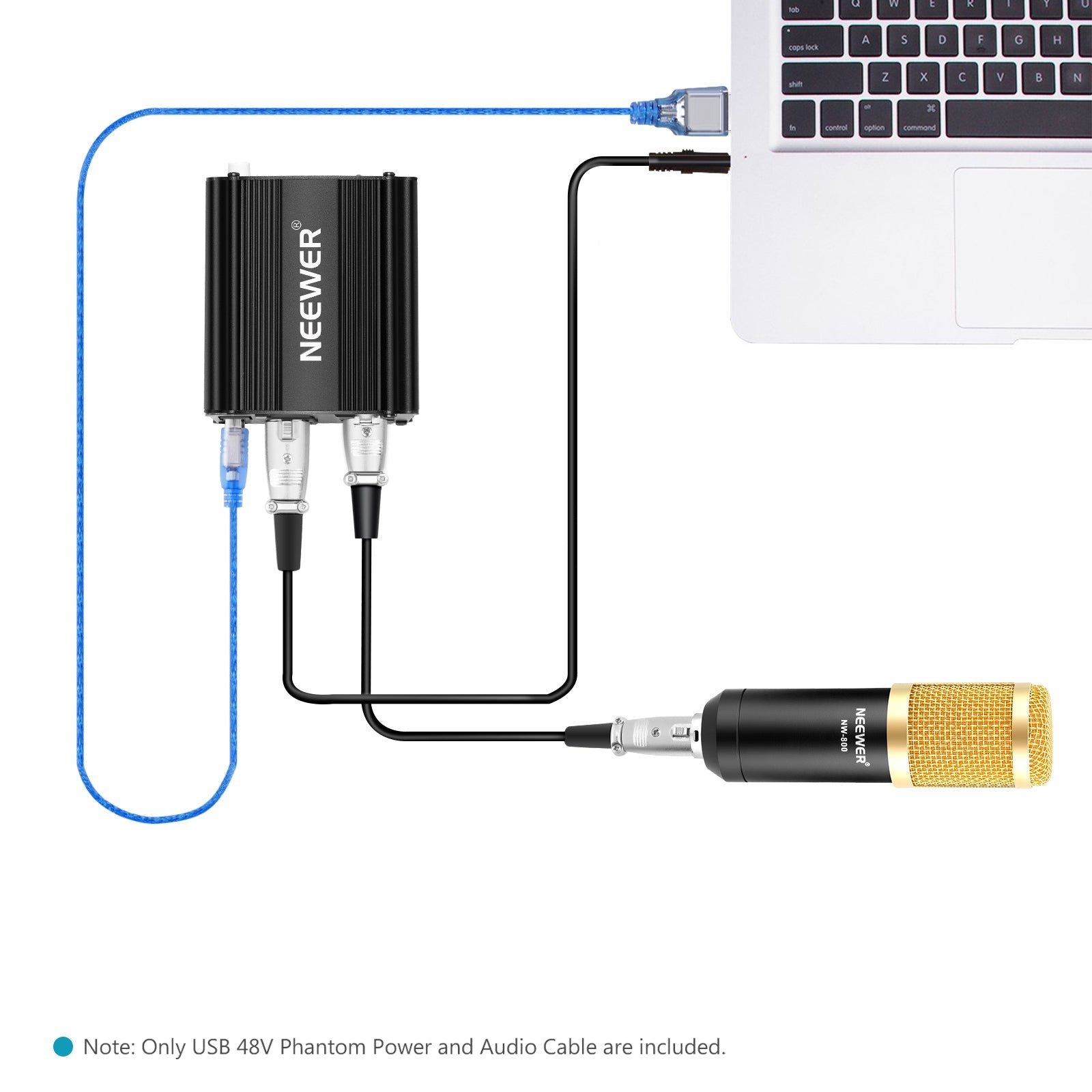 Neewer 1-Channel 48V Phantom Power